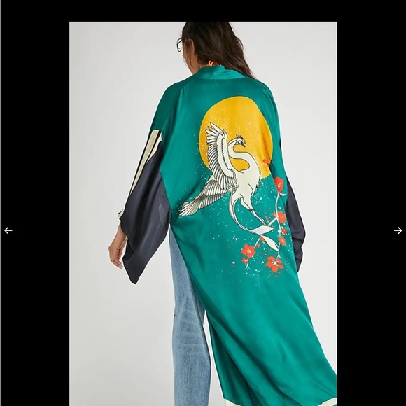 Free People Ivy Combo Maxi Robe - Picture 2 of 6